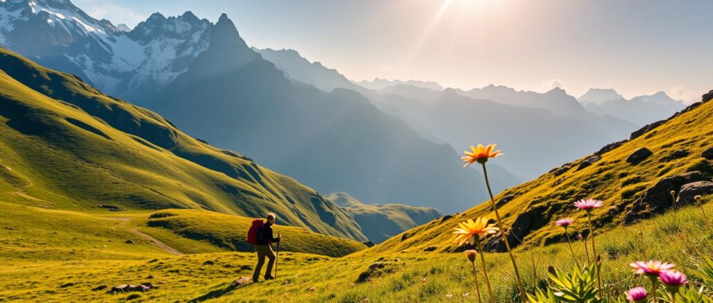 Wandern in den Alpen