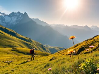 Wandern in den Alpen